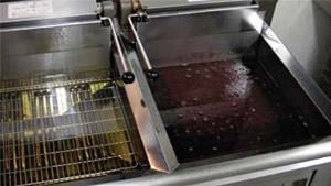 Step 1 in cleaning Golden Fry Tech Step 1 in cleaning Golden Fry Tech